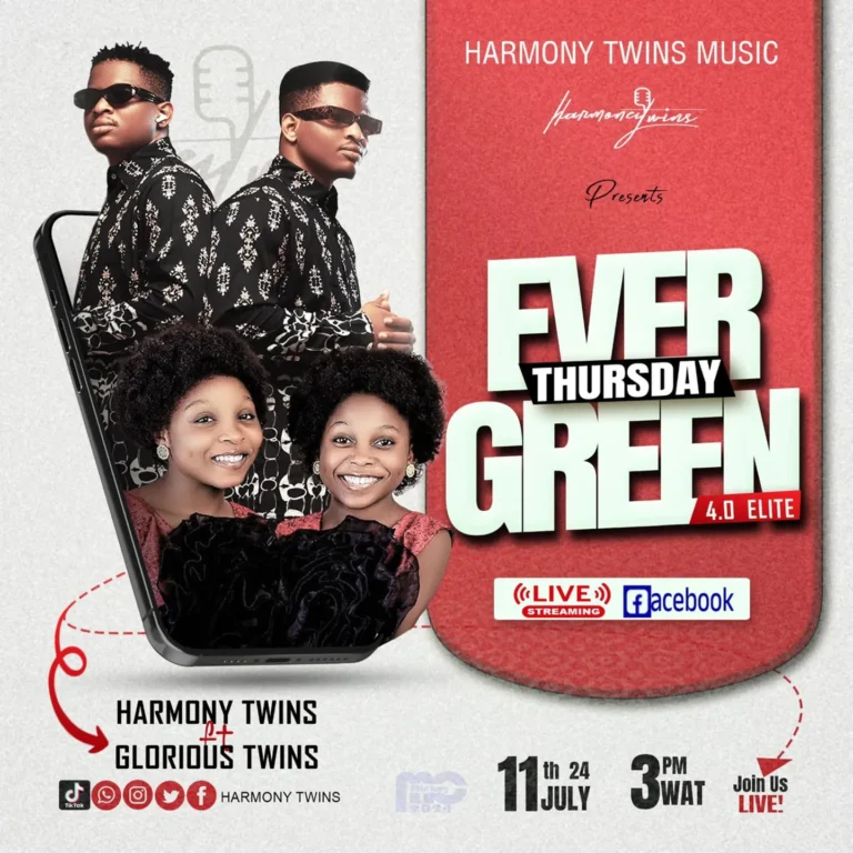 “Evergreen Thursday 4.0 Elite (with GloriousTwins)” by Harmony Twins