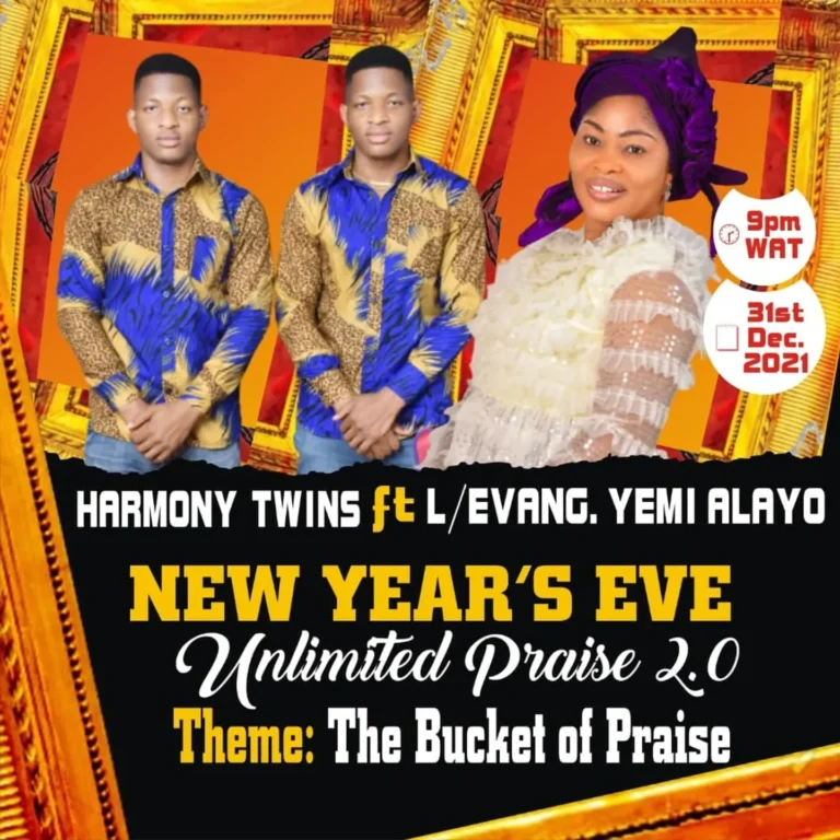 “’22 New Year’s Eve (The Bucket of Praise 2.0)” by Harmony Twins